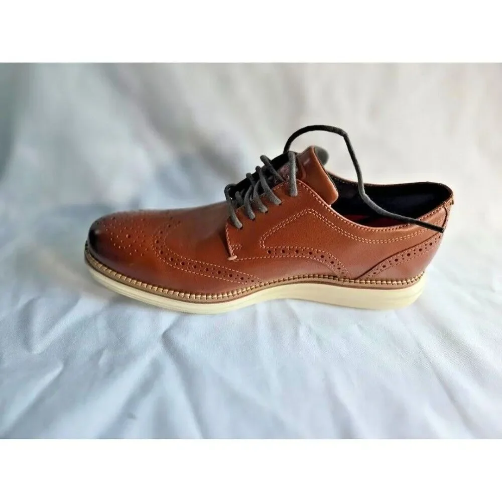 Cole Haan Original Grand Energy Merid SW Oxfords British Tan C33805 Mens 9.5 NEW